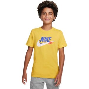 Nike NSW SI SS TEE Fiú póló, sötétszürke, veľkosť M