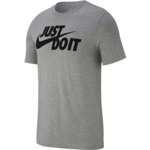 Nike NSW TEE JUST DO IT SWOOSH szürke XL - Férfi póló
