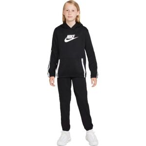 Nike NSW TRACKSUIT POLY BACK Fiú melegítő szett, fekete, méret M