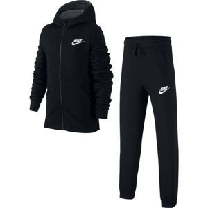 Nike NSW TRK SUIT BF CORE fekete S - Fiú melegítő szett