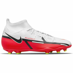 Nike PHANTOM GT2 CLUB DF FG/MG Férfi futballcipő, fehér,fekete,piros, méret 42