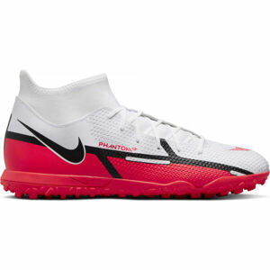 Nike PHANTOM GT2 CLUB DF TF Férfi futballcipő műfüves pályára, fehér,piros,fekete, méret 46