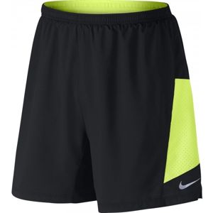 Nike PURSUIT 2-IN-1 7 sárga XXL - Férfi sportos rövidnadrág