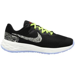Nike REVOLUTION 6 NN JP Gyerek futócipő, fekete, méret 38.5