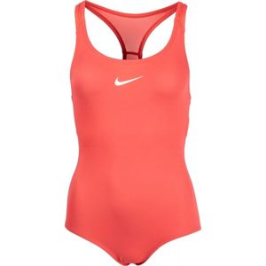 Nike SOLID Lányos úszódressz, Lazac szín,fehér, méret