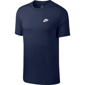 Nike SPORTSWEAR CLUB Férfi póló, sötétkék, méret XXL