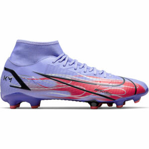 Nike SUPERFLY 8 ACADEMY KM FG/MG Férfi futballcipő, lila,piros,fekete, méret 45