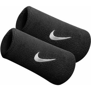 Nike SWOOSH DOUBLEWIDE WRISTBAND SWOOSH DOUBLEWIDE WRISTBAND - Csuklópánt, fekete, veľkosť os