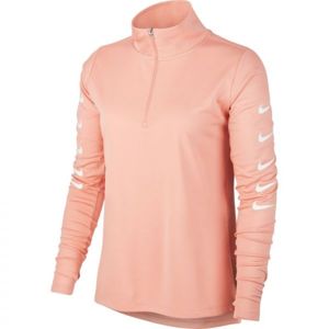 Nike SWOOSH RUN TOP HZ rózsaszín M - Női póló futáshoz