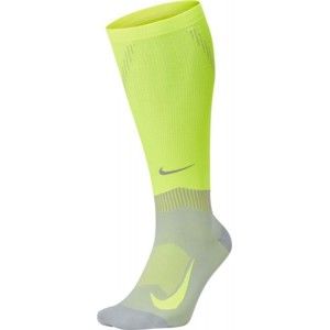 Nike COMPRESSION OVER-CALF-SOCKS sárga 10 - Térdzokni futáshoz