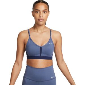 Nike DF INDY V-NECK BRA W Női sportmelltartó, kék, méret