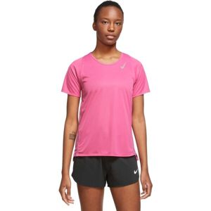 Nike DF RACE TOP SS W Női póló futáshoz, rózsaszín, méret