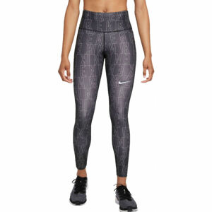 Nike DF RUN DVN FAST TGT W Női legging futáshoz, sötétszürke, méret
