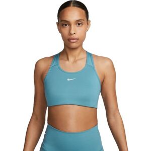 Nike SWOOSH BRA PAD Női sportmelltartó, világoskék, méret M