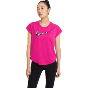 Nike ICON CLASH RUN SS GX W Női futópóló, rózsaszín, méret M