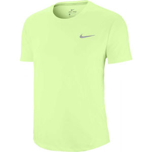 Nike MILER TOP SS Fényvisszaverő neon S - Női póló