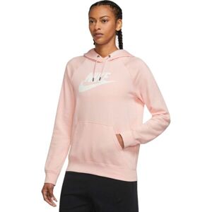 Nike WOMENS FLEECE PULLOVER HOODIE Női pulóver, rózsaszín, méret