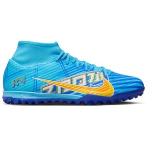 Nike ZOOM MERCURIAL SUPERFLY 9 ACADEMY KM TF Férfi turf futballcipő, kék, méret 45.5