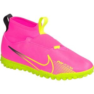 Nike JR ZOOM MERCURIAL SUPERFLY 9 ACADEMY TF Gyerek turf futballcipő, rózsaszín, veľkosť 38.5