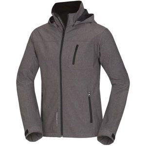 Northfinder FRASCO Férfi softshell kabát, sötétszürke,fekete, méret