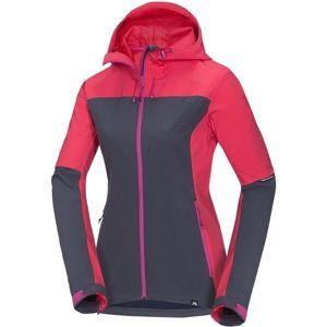 Northfinder MARIE Női softshell kabát, sötétszürke,piros,Mix, méret
