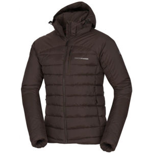 Northfinder VENTOR Férfi kabát sportoláshoz, barna, veľkosť XL