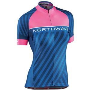 Northwave LOGO W 3 JERSEY rózsaszín M - Kerékpáros mez