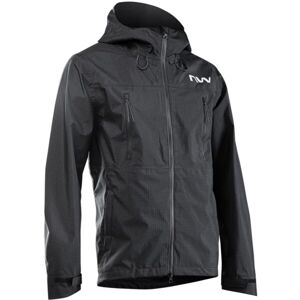 Northwave NOWORRY PRO HARDSHELL Férfi kerékpáros kabát, fekete, veľkosť XL