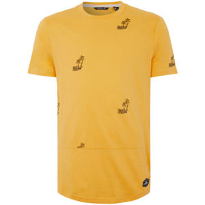 O'Neill LM PALM AOP T-SHIRT sárga XS - Férfi póló