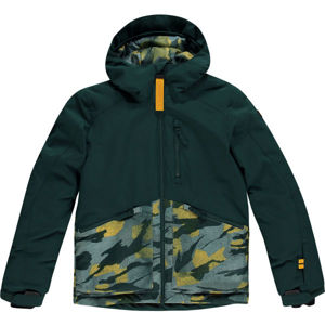 O'Neill PB TEXTURE JACKET Fiú sí/snowboard kabát, sötétzöld, méret 170