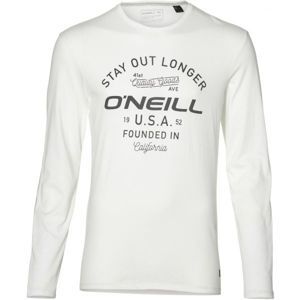 O'Neill LM STAY OUT L/SLV T-SHIRT fehér M - Hosszú ujjú férfi póló