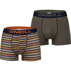 O'Neill BOXER PLAIN 2PACK Férfi boxeralsó, narancssárga, méret S