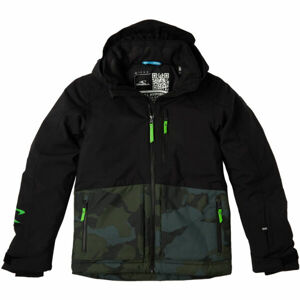 O'Neill TEXTURE JACKET Fiú sí/snowboard kabát, fekete, veľkosť 164
