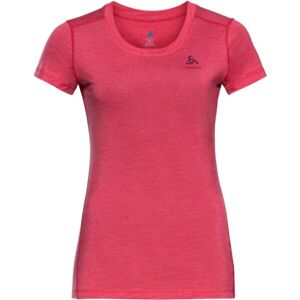 Odlo MERINO 130 BI TOP CREW NECK S/S Női póló, rózsaszín, méret XL