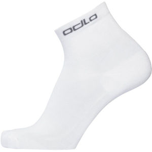 Odlo SOCKS ACTIVE QUARTER 2 PACK Uniszex zokni, fehér, méret 42