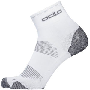Odlo SOCKS CERAMICOOL CYCLING QUARTER fehér 36 - Uniszex zokni