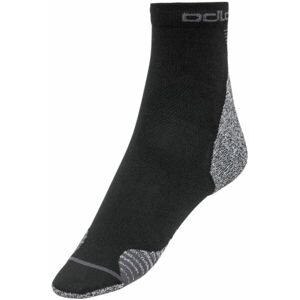 Odlo SOCKS CERAMICOOL RUNNING QUARTER Uniszex zokni, fekete, méret 39-41