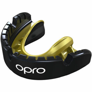 Opro GOLD BRACES Fogvédő fogszabályozó készüléket használók számára, fekete, méret SR