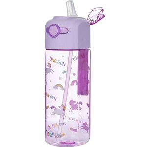Oxybag UNICORN 450 ML Gyerek ivópalack, rózsaszín, méret