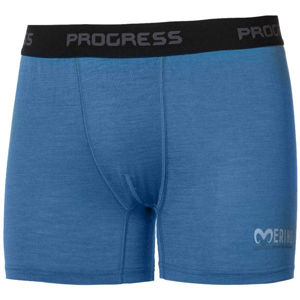 Progress MRN BOXER kék M - Férfi funkcionális boxeralsó