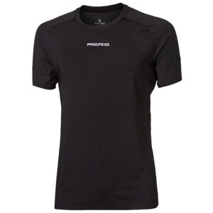 PROGRESS RAPTOR Férfi póló sportoláshoz, fekete, veľkosť S