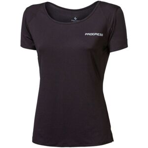 Progress RAPTORIA Női póló sportoláshoz, fekete, méret S