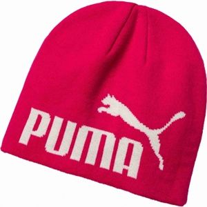 Puma ESS BIG CAT BEANIE JNR Junior  téli sapka, rózsaszín, méret UNI
