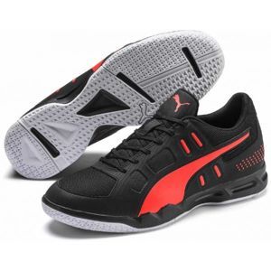 Puma AURIZ Férfi röplabda cipő, fekete,piros,fehér, méret 42.5