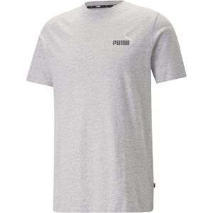 Puma ESS+2 COL SMALL LOGO TEE Férfi póló, szürke, méret