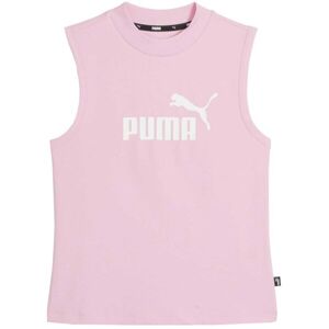 Puma ESSENTIALS+ SLIM LOGO TANK Női top, rózsaszín, méret