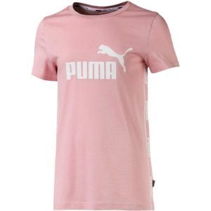 Puma AMPLIFIED TEE G rózsaszín 152 - Lány sportpóló