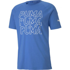 Puma MODERN SPORTS LOGO TEE kék M - Férfi póló