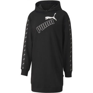 Puma AMPLIFIED HOODED DRESS TR Ruha, fekete, veľkosť XS
