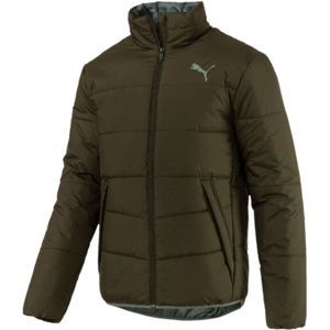 Puma ESS PADDED JACKET sötétzöld XL - Férfi kabát